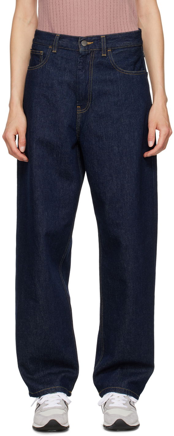 Jeans Carhartt WIP Relaxed Fit Denim Jeans Plava | I031918 0102