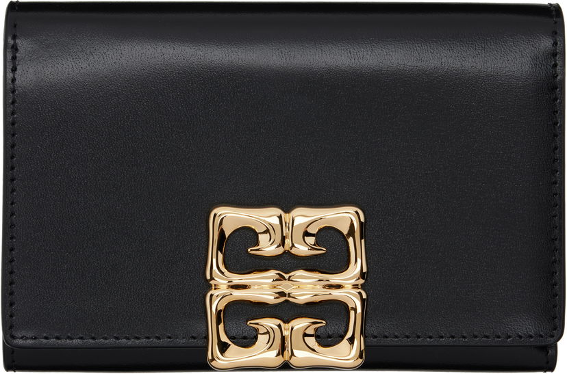 Novčanik Givenchy Compact Leather Bifold Wallet Crna | BB60NCB13A001