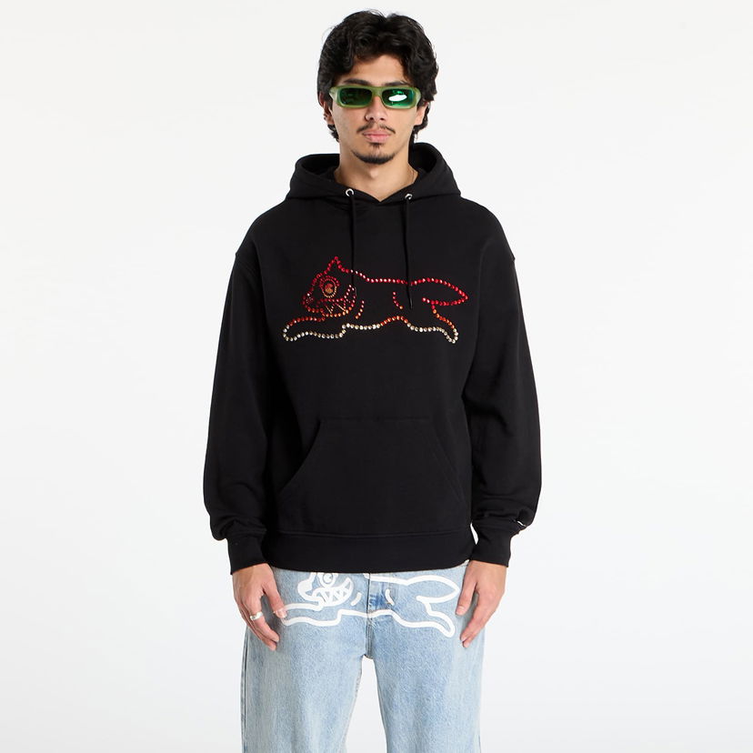 Dukserice BILLIONAIRE BOYS CLUB Icecream Crystal Running Dog Popover Hood Crna | IC25488 Black