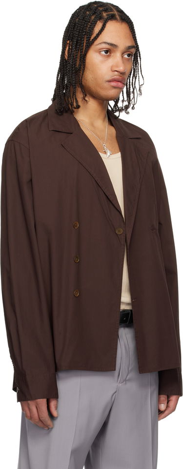Jakna OUR LEGACY Our Legacy Duo Shirt Jacket Smeđa | M2252DH, 1