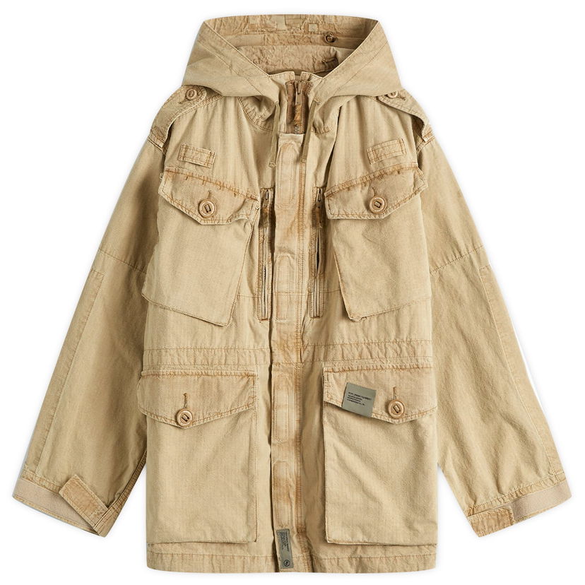 Vjetrovka Neighborhood Ripstop Smock Jacket Bež | 242SPNH-JKM03-BEI