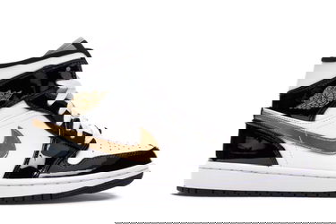 Tenisice i cipele Jordan Air Jordan 1 Mid Patent "Black Gold" Višebojno | 852542-007, 1