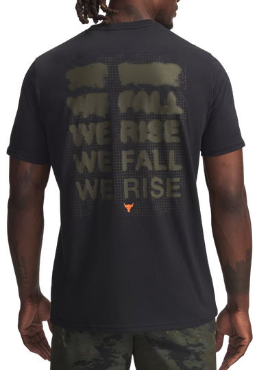 Majica kratkih rukava Under Armour Project Rock Q4 1 Short Sleeve Graphic T-Shirt Crna | 6005034-002, 2