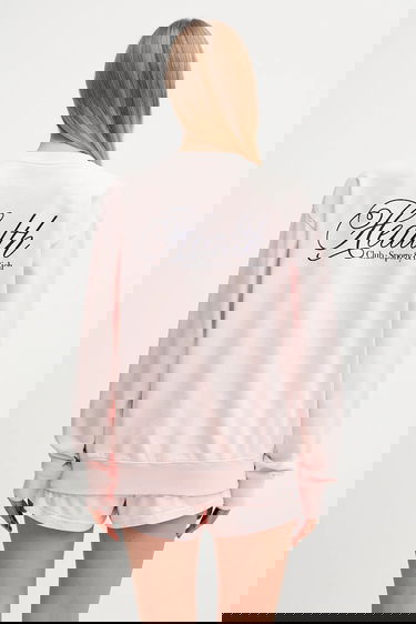 Dukserice Sporty & Rich Sporty & Rich Health Script Sweatshirt Ružičasta | ST071620078P140, 0