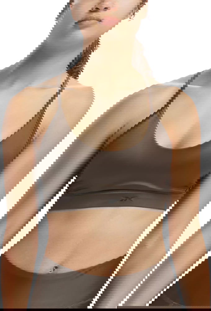 Grudnjak Reebok Lux Strappy Sports Bra Smeđa | 100036221