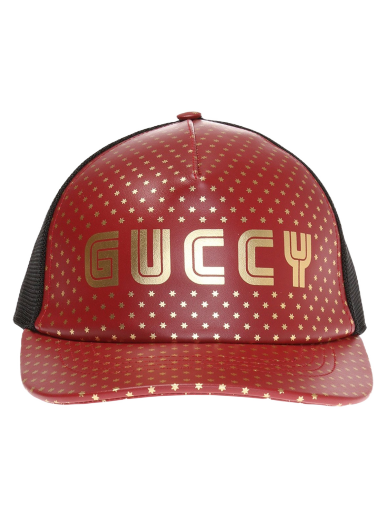 Kapa Gucci Guccy Star Print Baseball Velcro Strap Cap Crvena | 426887 4HD68 6460