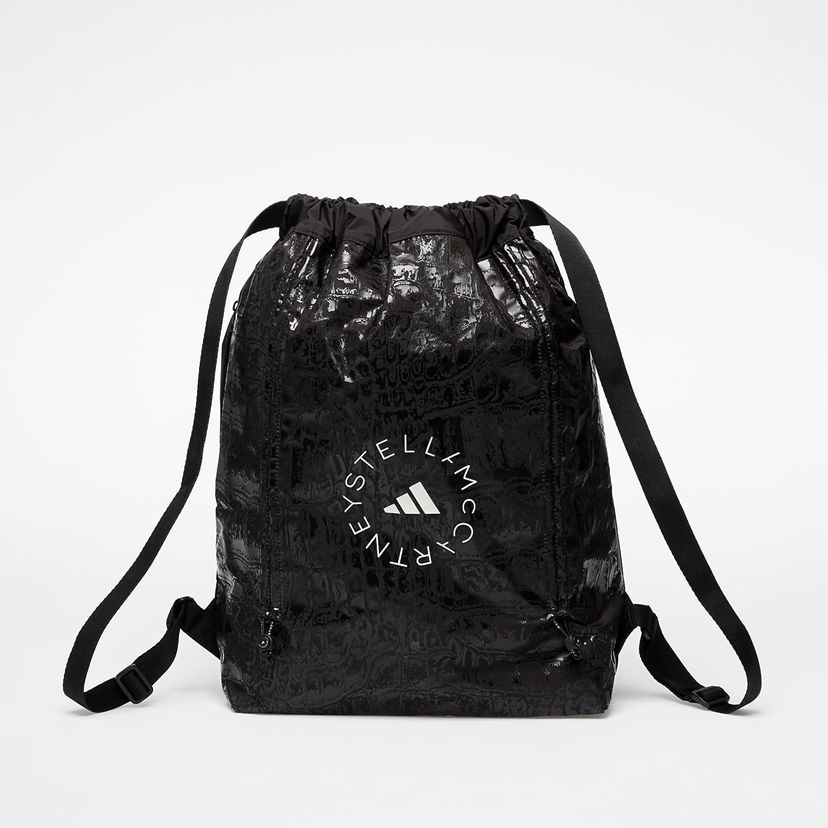 Ruksaci i torbe adidas Performance Stella McCartney Croc AOP Shine Gymsack Crna | JY4205
