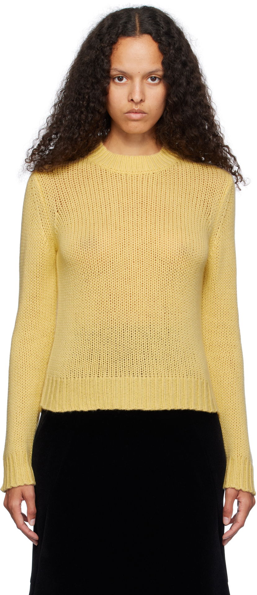 Džemper Max Mara Weekend Max Mara Dalida Knit Sweater Žuta | 2425366092600 MM12140