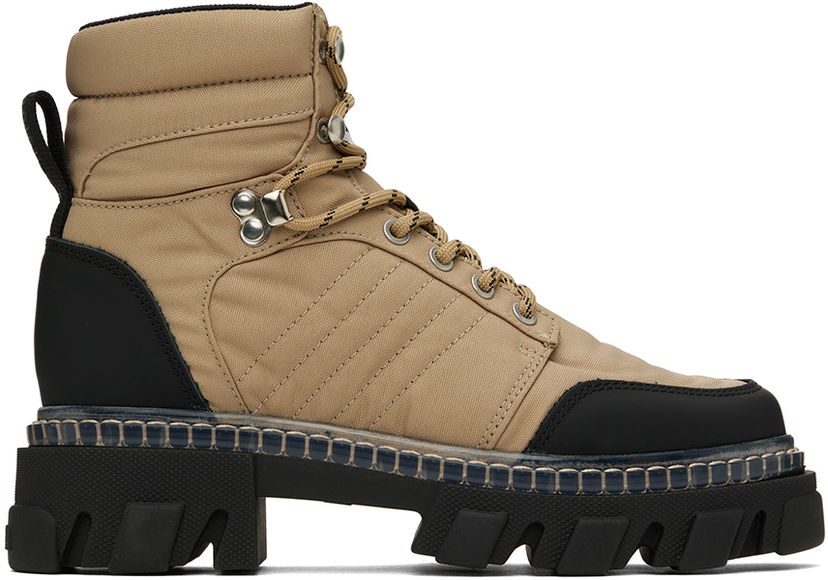 Tenisice i cipele GANNI GANNI Cleated Hiking Boots Bež | S1985