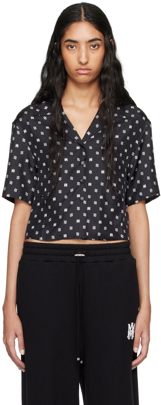 Košulja AMIRI Black MA Paisley Shirt Crna | AWSTCA1010
