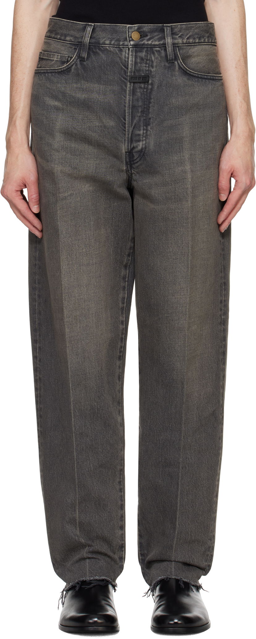Jeans Fear of God 80's 5 Pocket Jeans Crna | FG24FW40-2009DNM