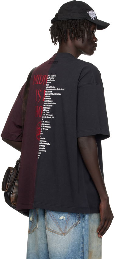 Majica kratkih rukava VETEMENTS Vetements Cradle of Filth Cut-Up Oversized T-Shirt Crna | UCF76TR900BR, 2