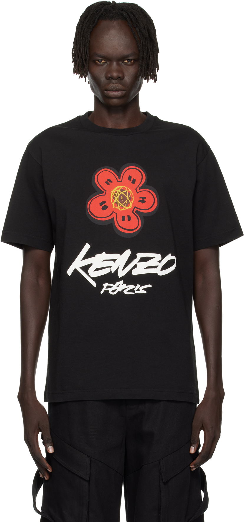Majica kratkih rukava KENZO Kenzo Paris Futura 2000 Edition Cotton T-Shirt Crna | FF65TS2654SG
