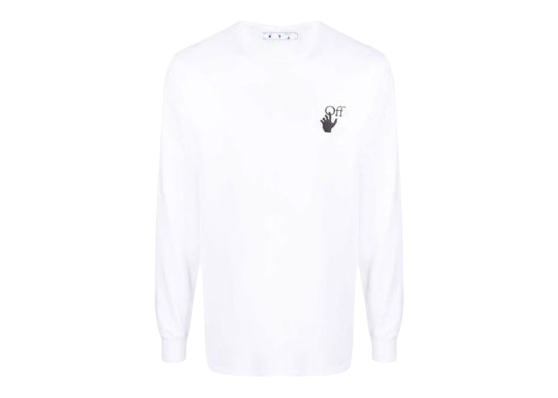 Majica kratkih rukava Off-White Long Sleeve Arrows Print T-Shirt Bijela | OMAB001F21JER0010184