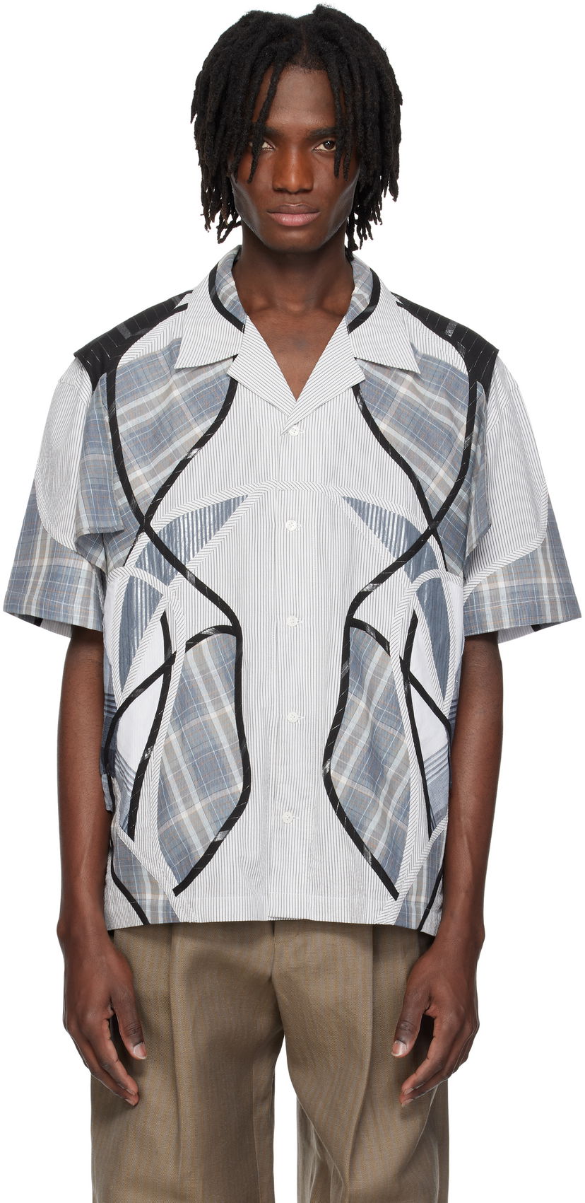 Košulja Craig Green Craig Green Patchwork Short Sleeve Shirt Višebojno | CGSS25CWOSHI57