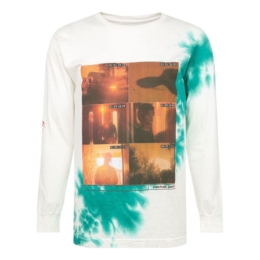 Majica kratkih rukava Cactus Jack by Travis Scott Travis Scott Cactus Jack Something's Coming II Long-Sleeve T-Shirt Bijela | CJPS-LS29