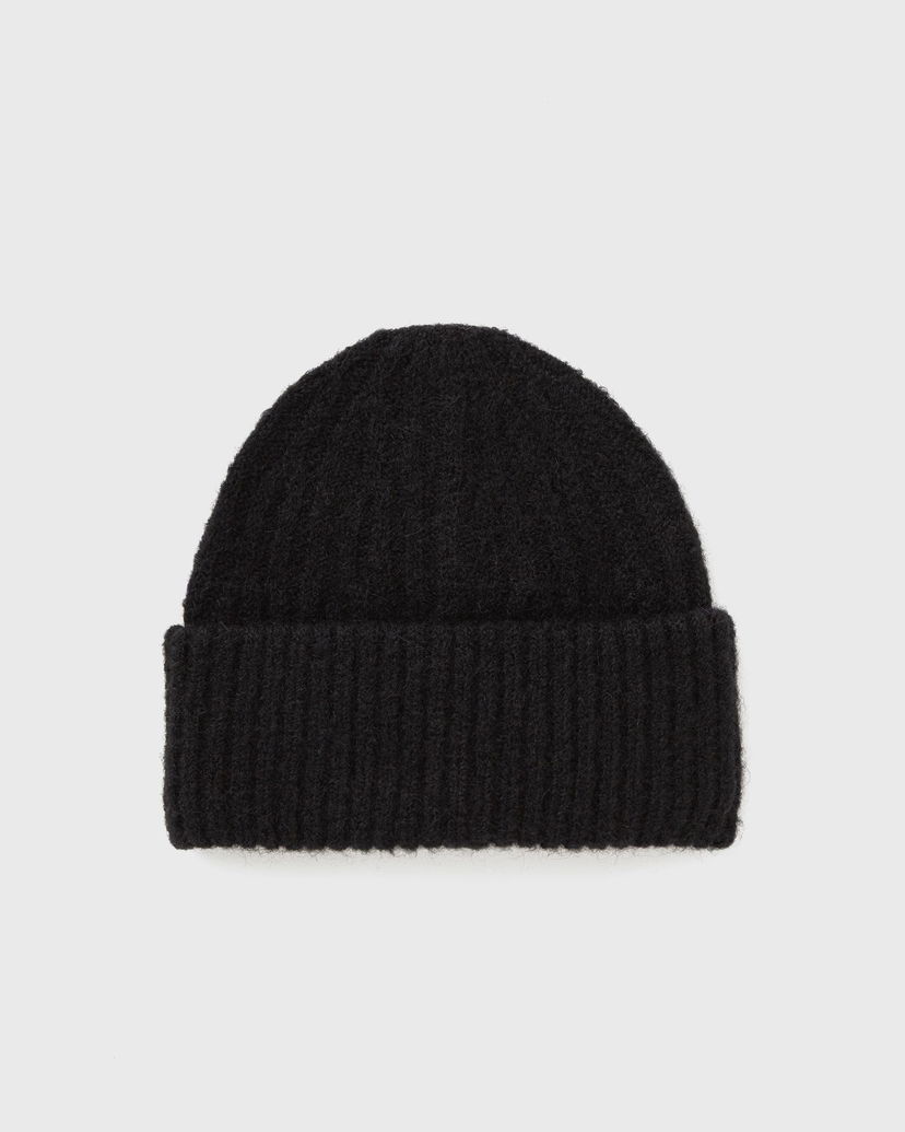 Kapica American Vintage EAST Knitted Beanie with Ribbed Cuff Crna | EAST22AH25-NOIR