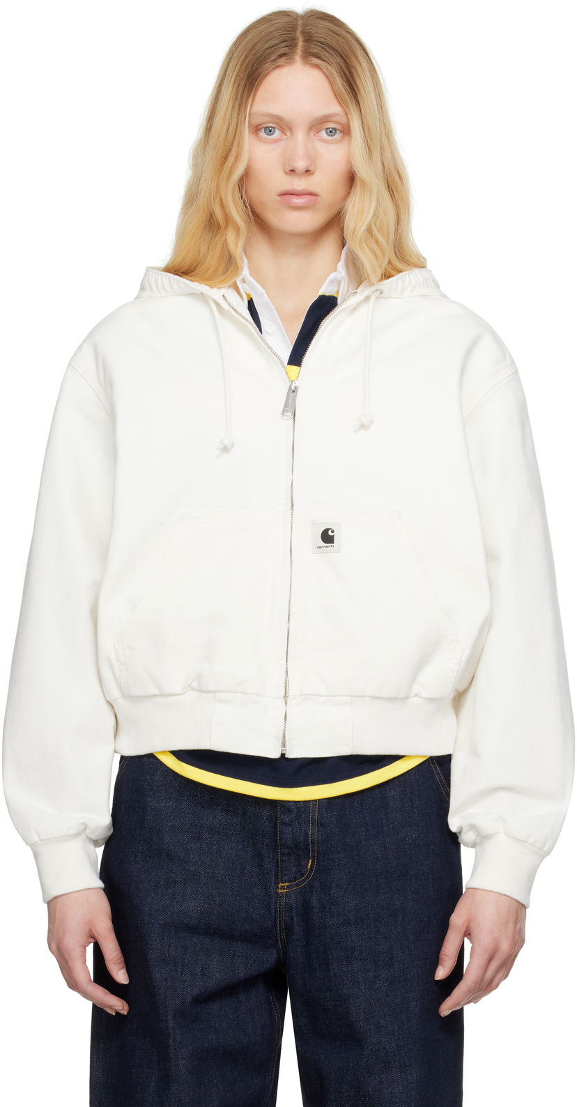 Dukserice Carhartt WIP Carhartt WIP OG Active Jacket Bijela | I034321 D602