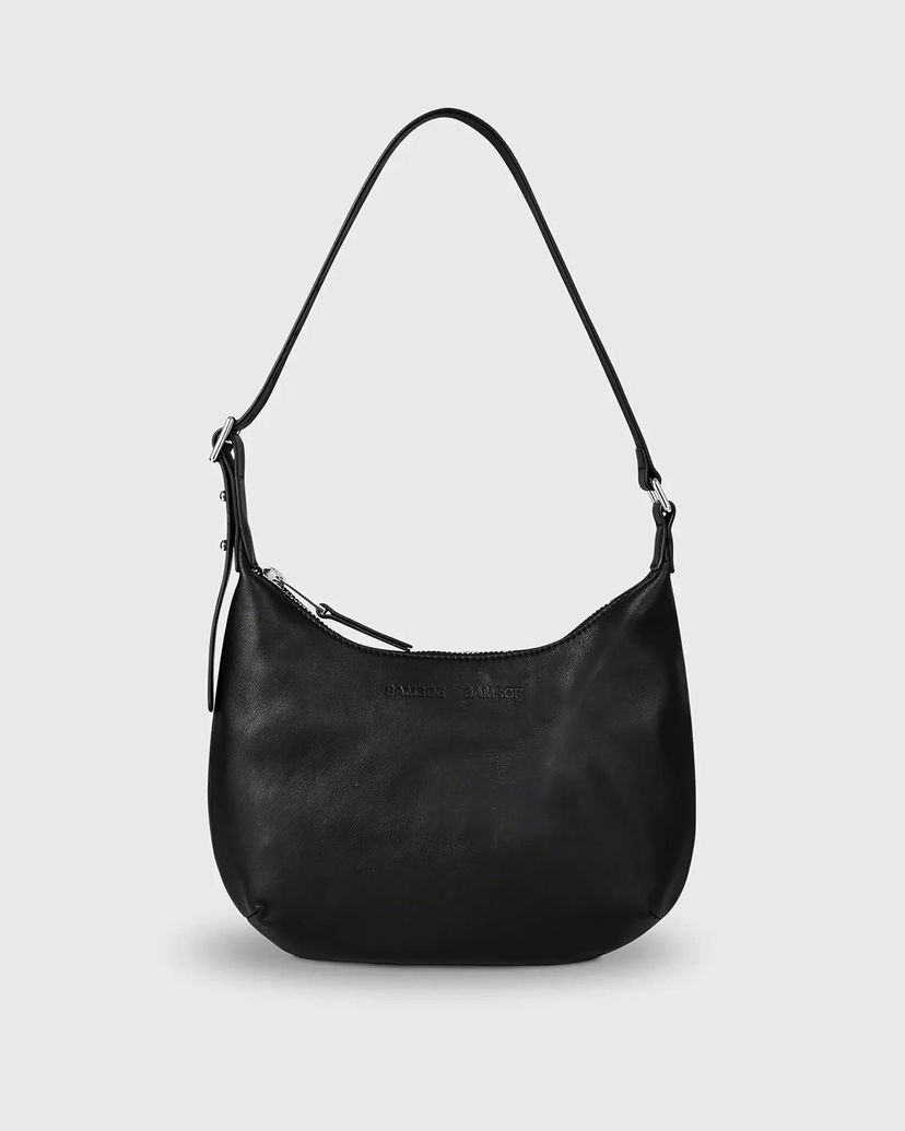 Torba za rame Samsoe Samsoe Safreja Midi Shoulder Bag Crna | F25100103-CLR000021