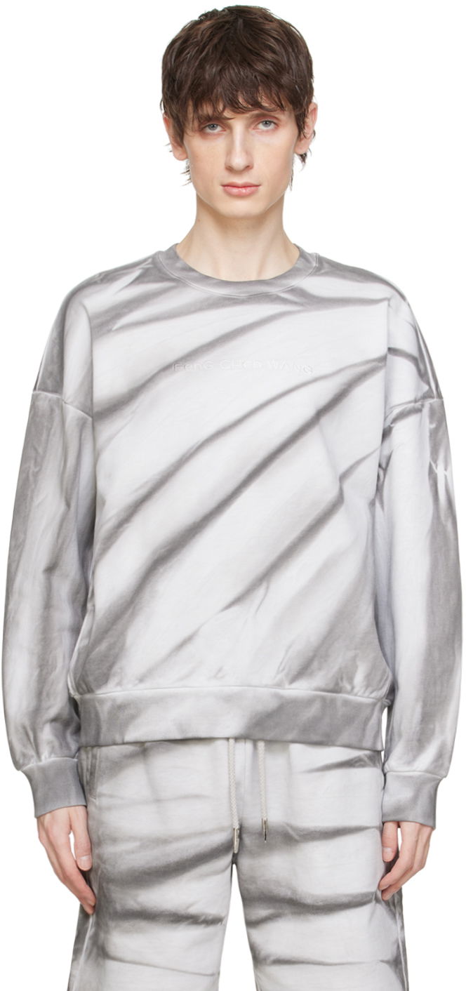 Džemper Feng Chen Wang Feng Chen Wang Tie-Dye Sweatshirt Siva | FUS17SW01