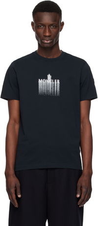 Moncler Faded Logo Cotton T-Shirt