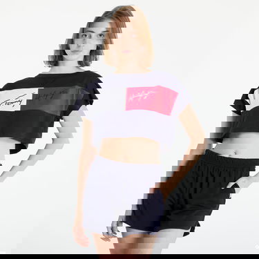 Crop top Tommy Hilfiger Cropped T-shirt Tamnoplava | UW0UW03467-DW5, 0