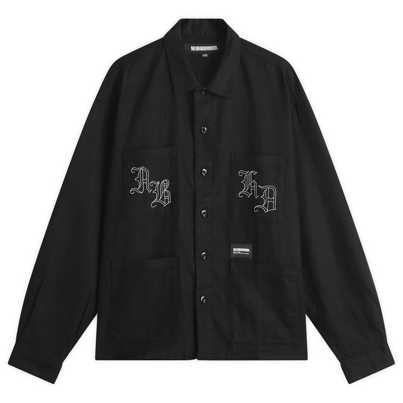 Košulja Neighborhood Embroidery Shirt, Size Large Crna | 251AQNH-SHM03-BLK
