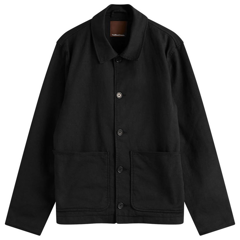 Jakna YMC YMC Groundhog Chore Jacket, Size Small Crna | P5AZB-01