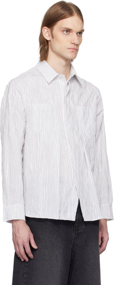 Košulja ADER ERROR ADER error Product. 53 Striped Shirt Bijela | BO01SSSH0101WH, 1