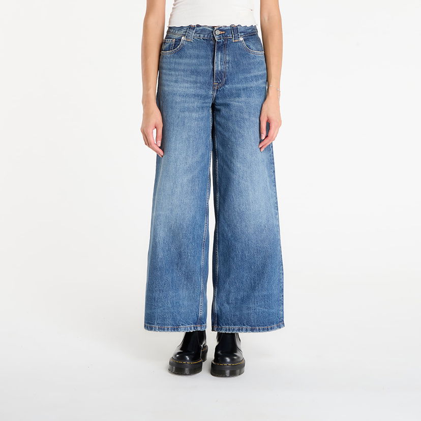 Jeans Tommy Hilfiger Tommy Hilfiger 70'S High Rise Wide Leg Jeans W27/L30 Plava | WW0WW46731 1A5