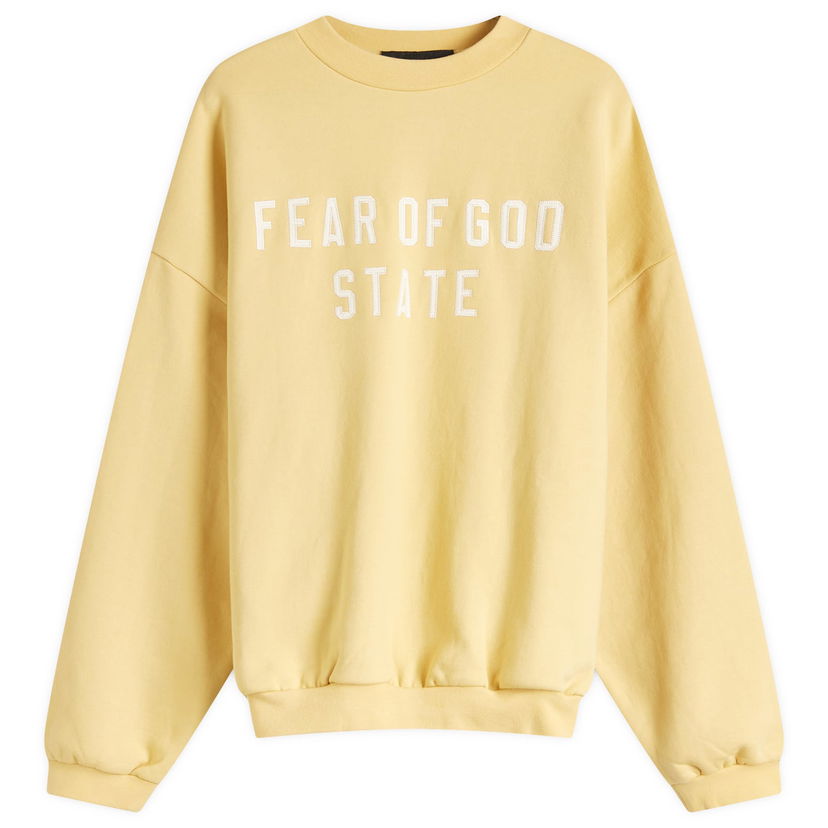 Dukserice Fear of God Heavy Fleece Crew Sweat Žuta | 192BT246233F