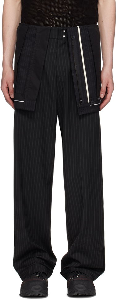 Hlače Andersson Bell Inside Out Stripe Trousers Crna | apa813m, 0