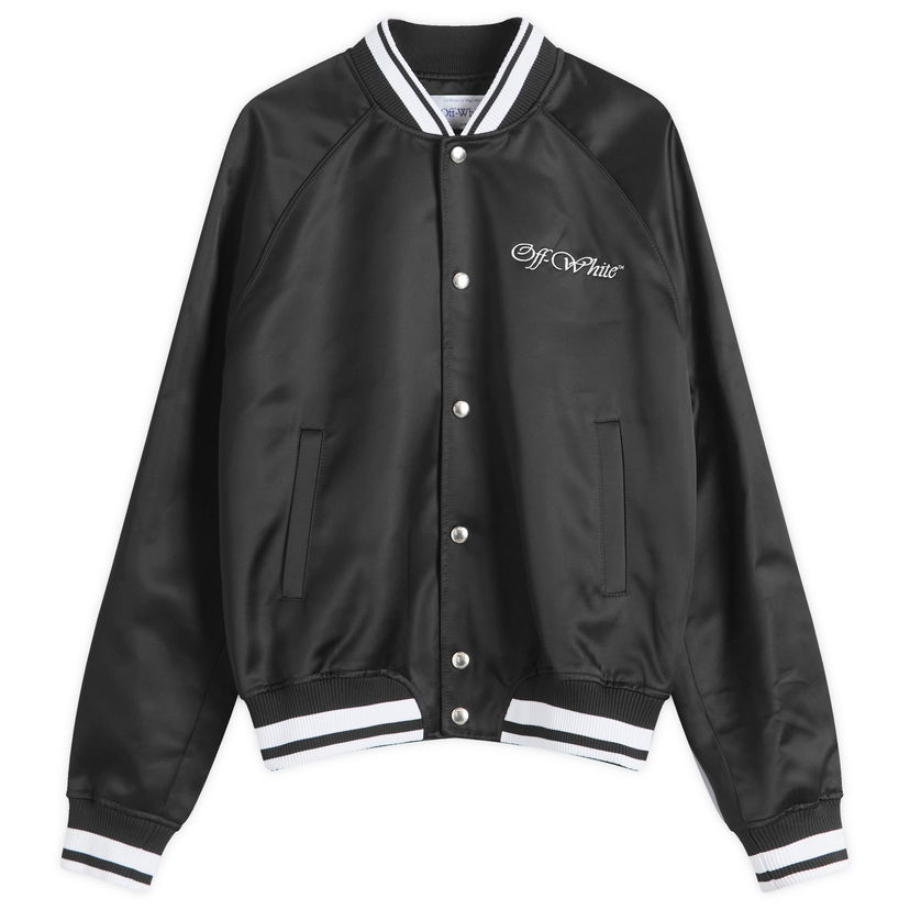 Bomber jakna Off-White Souvenir Jacket Crna | OMEH05AF24FAB0021001