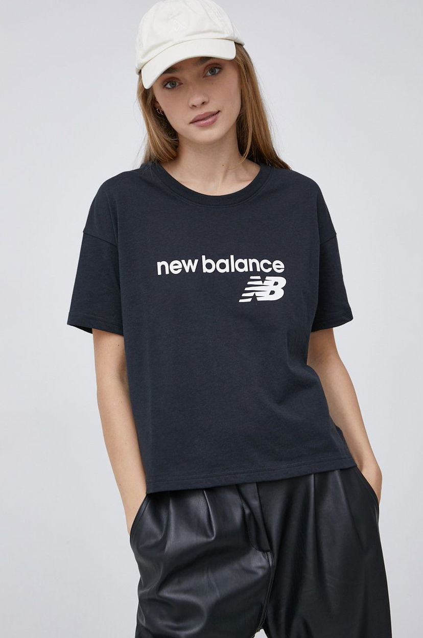 Majica kratkih rukava New Balance t-Shirt Crna | WT03805BK