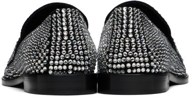 Dodaci Amina Muaddi Amina Muaddi Tilda Crystal Loafers Crna | TILDA CRYSTAL LOAFER SUEDE, 1