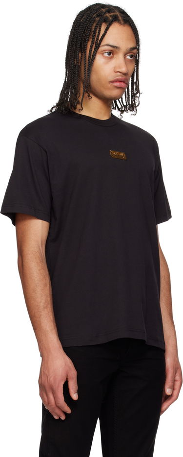 Majica kratkih rukava Versace Versace Jeans Couture Logo T-Shirt Crna | E78GAHT08_ECJ00T, 1