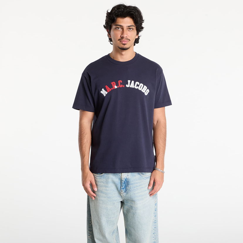 Majica kratkih rukava A.P.C. A.P.C. x Marc Jacobs Boxy Fit Tee Tamnoplava | COHKS-H26554 IAK