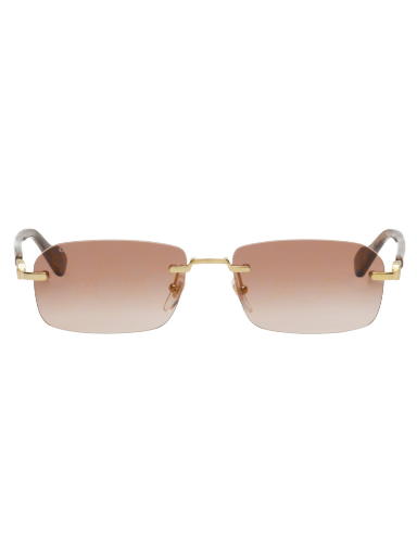 Sunčane naočale Gucci Rectangular Sunglasses Smeđa | GG1221S