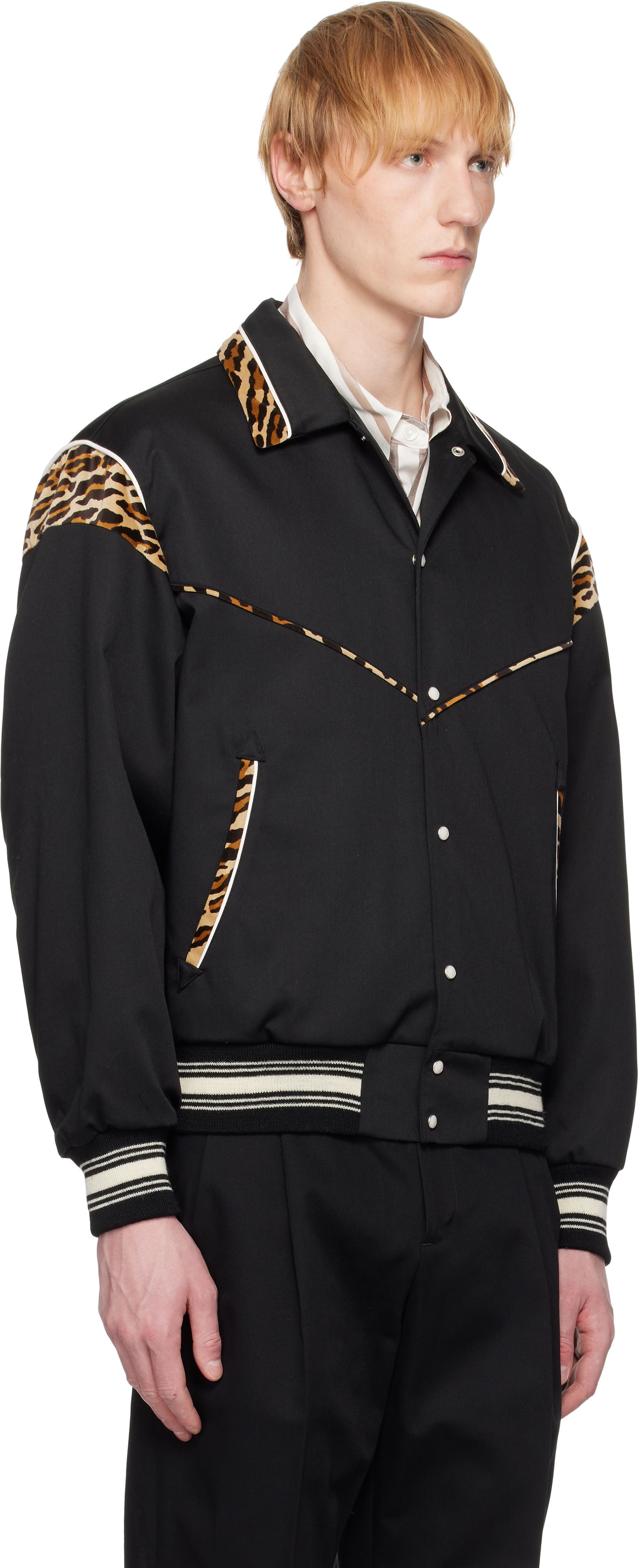 Bomber jakna WACKO MARIA WACKO MARIA Western Jacket Crna | 25SS-WMO-BL12, 1