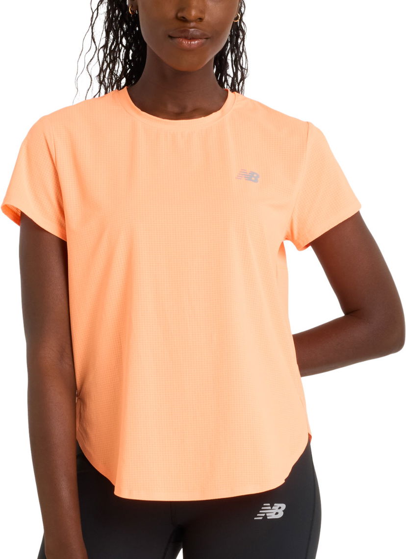 Majica kratkih rukava New Balance Race Day Ultra Light T-Shirt Narančasta | wt51227-hmo