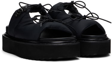 Dodaci Simone Rocha Simone Rocha Platform Ghillie Sandals Crna | SLD50B 0798, 3