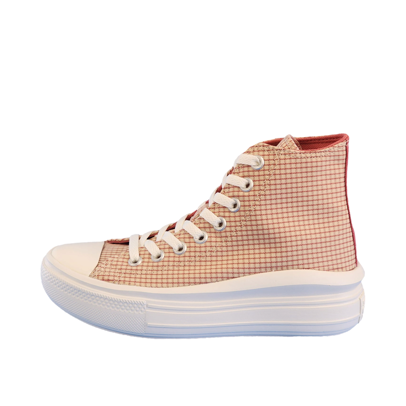 Tenisice i cipele Converse Chuck Taylor All-Star Move Platform Hi "Checkered Rhubarb Pie" W Ružičasta | A05130C