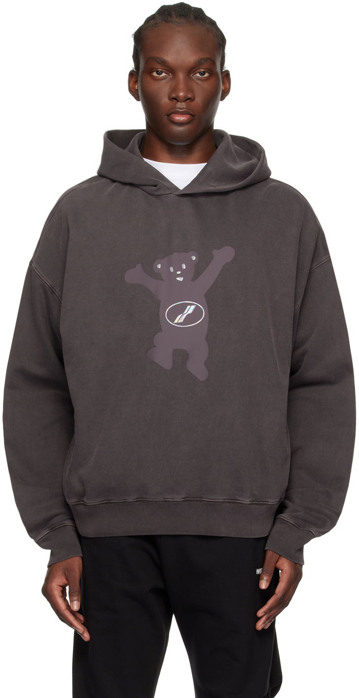 Dukserice We11done We11done Teddy Hoodie Smeđa | WD-TH3-22-727-U-CH