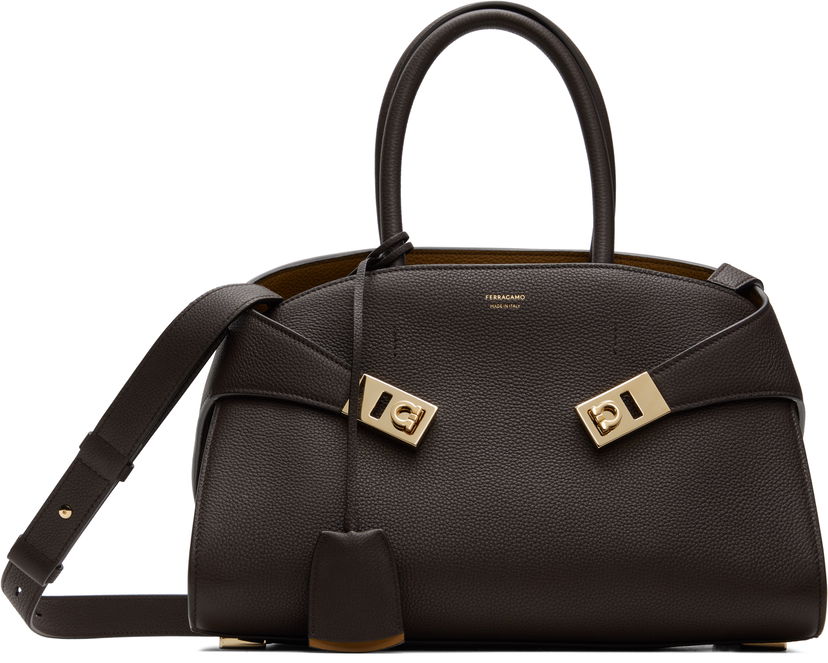 Tote bag FERRAGAMO Small Tote Bag Smeđa | 777524