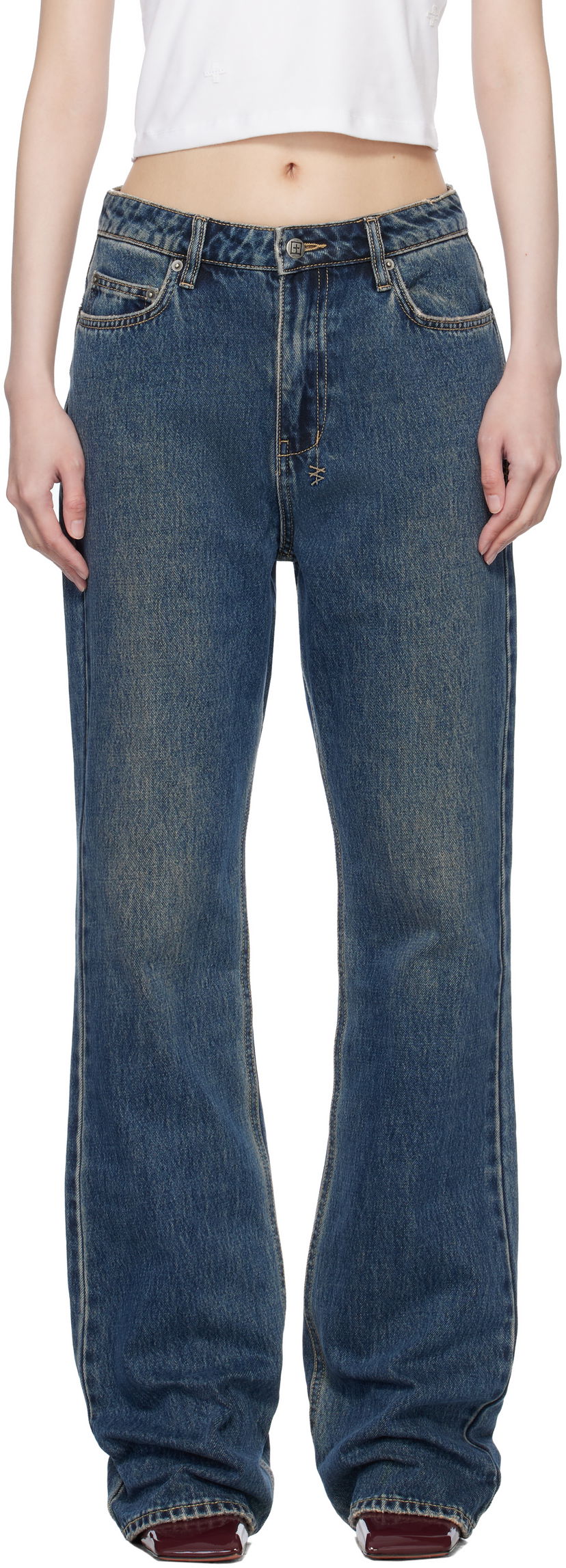 Jeans Ksubi Ksubi Soho Slouch Sandstorm Jeans Plava | WPS25DJ016