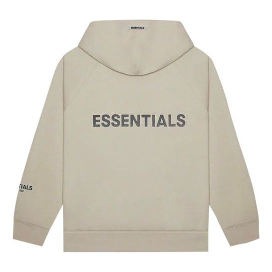 Dukserice Fear of God Fear of God Essentials SS20 Full Zip Hoodie Bež | FOG-SS20-420