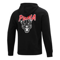 Logo Printing Black Hoodie