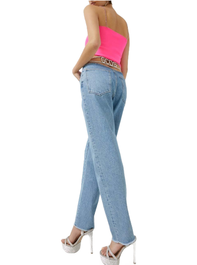 Jeans GCDS High Waist Jeans Plava | SS23W350205