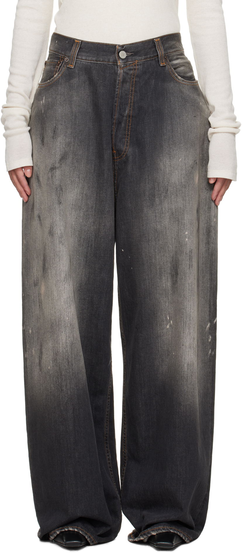 Jeans Acne Studios Acne Studios Super Baggy Fit Jeans Siva | A00514-