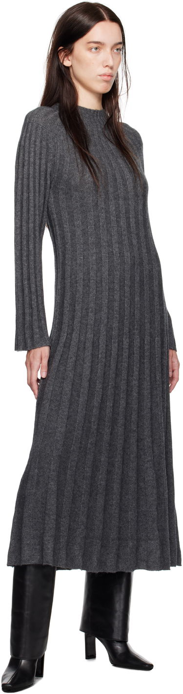 Haljina Loulou de Saison Loulou de Saison Irma Maxi Dress Siva | IRMA, 3